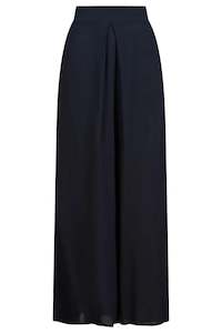 Oline Pleat Skirt Navy
