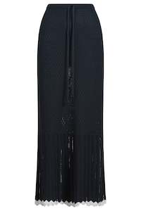 Ida Knit Skirt Navy