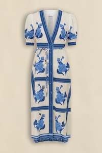 Zoe Kratzmann: Zoe Kratzmann Portrait Dress Azure Collage