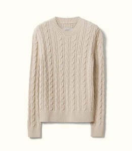 Knitwear 1: R.M.Willams Seaforth Cable Knit Straw