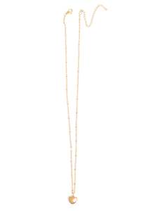 A C Oslo: Short Chain with Heart in Gold