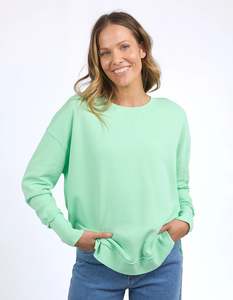 Tops 1: Foxwood Delilah Crew -Mint