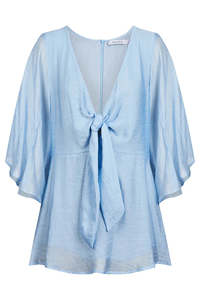 Tops 1: Baja Tie Top Safira