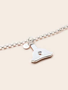 High Country Whistle Necklace Medium Silver