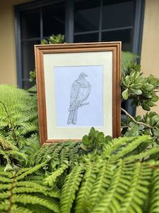 Manu Of Aotearoa: Kererū Bird | Manu (Bird) Art Print Collection