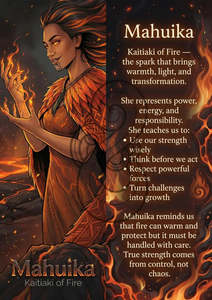 Mahuika - Image with Information - Poster