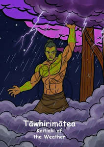 Kaitiaki Copy: Tāwhirimātea - Version 1 - Poster
