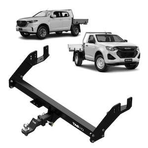 Heavy Duty Towbar: TAG Heavy Duty Extended Towbar for Mazda BT-50 (07/2020 - on), Isuzu D-MAX (06/2020 - on) - Without Bumper Step