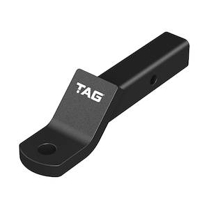 Tow Ball Mounts: TAG Tow Ball Mount - 208mm Long, 135° Face, 50mm Square Hitch