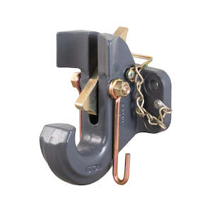 Curt Towing: CURT SecureLatch 13.5t Pintle Hook (Flat Mount)