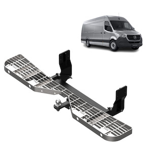 Rear Steps: TAG Heavy Duty Towbar & Rear Step for Mercedes Sprinter Van 907 (VS30) Wide Chassis (01/2019 - On)