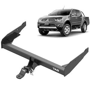 Towbar Only: TAG Heavy Duty Towbar for Mitsubishi Triton MN Dual Cabs Without Rear Step (08/2009 - 04/2015)