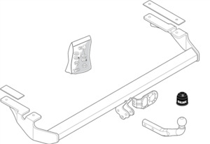 Brink Towbar European for Citroen C5 (05/2001 - 08/2004)