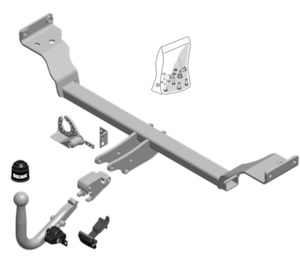 Brink Towbar European for KIA Soul (02/2014 - 03/2019)