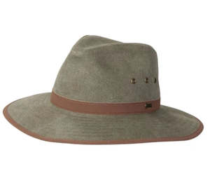 Hats: FLINDERS CANVAS TAN LARGE