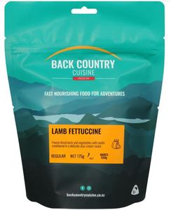 Freeze Dried Meals: LAMB FETTUCCINE 175grms
