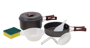 Camping: KIWI CAMPING  HIKER COOKSET 1/2per