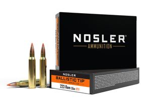 Rifle Ammo: NOSLER 223 Rem 55gr 20pk