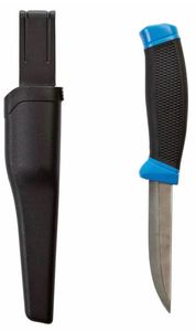 Fishing Gear: Blue bait knife with sheath