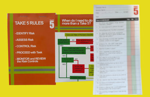 Products: Take 5 Checklist and JSA Refills OHS Consultants