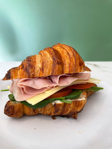 Products: Croissant Sandwich Ham & Cheese Take a Bite