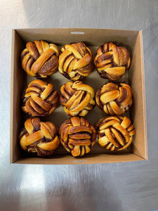 Twisted Cinnamon Bun box Take a Bite