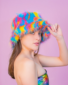 Faux Fur Bucket Hat – Takeover