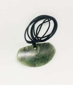 Products: NZ South Westland Pounamu Chest Plate - Takutai Rere Jade