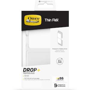 OTTERBOX THIN FLEX CASE FOR FOR SAMSUNG FLIP5 - CLEAR - NEW