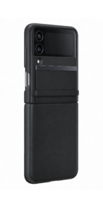 Cases And Screen Protectors: FLIP 4 FLAP LEATHER COVER BLACK - NEW