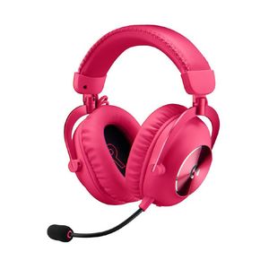 Speakers Headphones: LOGITECH PRO X 2 LIGHTSPEED WIRELESS GAMING HEADSET - MAGENTA - NEW