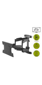 GOOBAY OLED WALL MOUNT (32-65) W HDMI CABLE - BLACK - NEW - Damaged Packaged