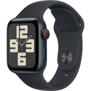 Other Accessories: APPLE WATCH SE (GEN 2) GPS + CELLULAR 40MM - MIDNIGHT ALUMINIUM CASE + MIDNIGHT SPORT BAND-S/M - GRADE 1