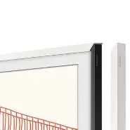 SAMSUNG 43 MODERN WHITE FRAME BEZELS - GRADE 1
