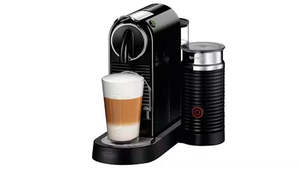 Nespresso CitiZ&Milk Coffee Machine - Black (+Travel Mug)
