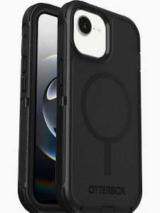 Cases And Screen Protectors: OTTERBOX DEFENDER MAGSAFE CASE (iPhone 16E/15/14/13) - BLACK - Damaged Packaging