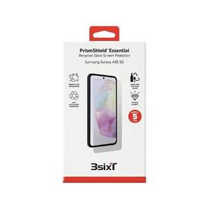 Cases And Screen Protectors: 3SIXT PRISMSHIELD ESSENTIAL SP (RC) - SAMSUNG A35 5G - 10PK - Damaged Packaging
