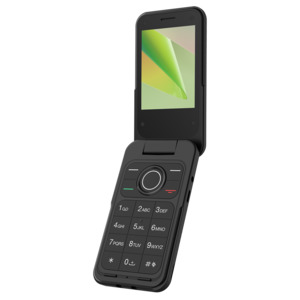 Mobile Phones: MOBIWIRE FLIP - BLACK - NEW - Damaged Packaging