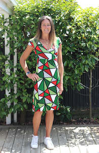 Products: Geo Dress - Green