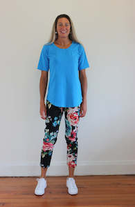 Clearance 1: Belle Tee - Turquoise