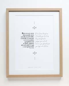 L I A N: Jeremiah 29:11 A3 Samoan/English - I know the Plans I have for you - B&W (Natural)