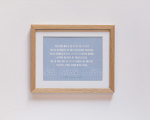 Table Top Range: Prayer Samoan: Peace, Courage, Wisdom - Sani (Natural) Table Top