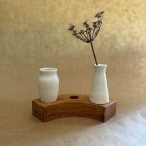 CERAMIC VASE ~ CELEBRATION RING DECORATION ~ 1 - 2