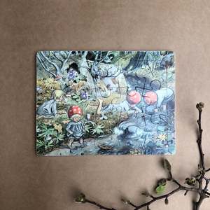 Puzzles: 50% OFF - ELSA BESKOW ~  CHILDREN OF THE FOREST WOODEN PUZZLE~