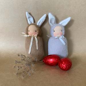 Waldorf Dolls 1: EASTER BUNNY POCKET BABY ~ POEMS FOR BUTTERCUP