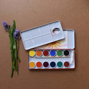 Paints: STOCKMAR PAINT PALETTE ~ 12 COLOURS