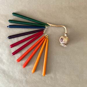 Candles: BIRTHDAY CANDLES ~ ASSORTED COLOUR