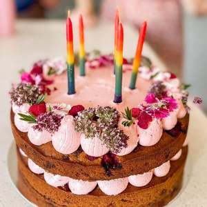 BIRTHDAY CANDLES ~ RAINBOW