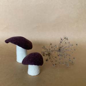 Muskhane: MUSHROOM - LARGE ~ DARK PLUM ~ MUSKHANE