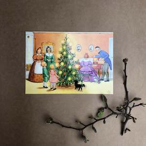 50% OFF - ELSA BESKOW ~ A4 POSTCARD ~ PETER AND LOTTAS CHRISTMAS